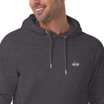 DS// Men's Embroidered Eco Raglan Hoodie