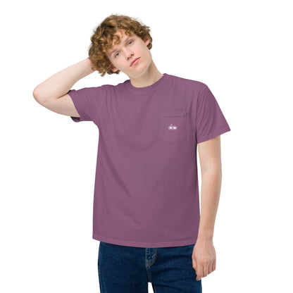 DS // Men's Embroidered Garment-dyed Pocket T-shirt