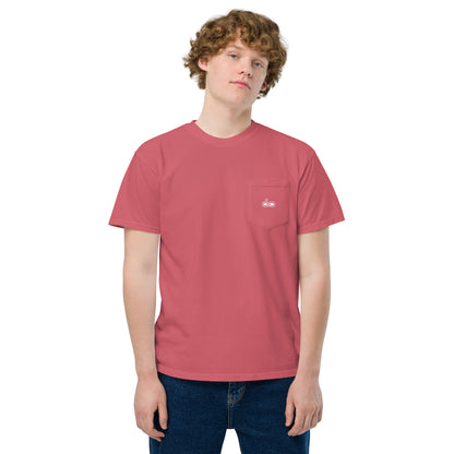 DS // Men's Embroidered Garment-dyed Pocket T-shirt