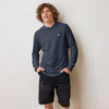 DS // Men's Embroidered Hooded Long-sleeve T-shirt