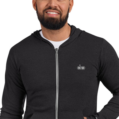 DS // Men's Fitted Zip Hoodie